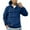 A1Blue, variant on Wuxian Sweatshirt For Men Quarter Zip Up Cargo Hoodies Sweatshirt Pullover Hood Long Sleeve Solid Sport Coats Fashion Outdoor Coats,Black,L