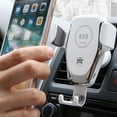 thumbnail image 3 of AMERTEER Wireless Charger Fast Charging Car Mount Phone Holder Automatic Clamping-360° Adjustable, 3 of 8
