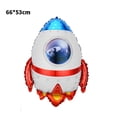 thumbnail image 1 of Globo de aluminio con temática de anime para cumpleaños de niños, astronauta, nave espacial, cohete, diseño de ciencia ficción, globo decorativo, 1 of 2
