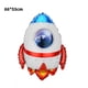 thumbnail image 1 of Globo de aluminio con temática de anime para cumpleaños de niños, astronauta, nave espacial, cohete, diseño de ciencia ficción, globo decorativo, 1 of 1