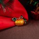 thumbnail image 2 of Broche de calabaza de Halloween, broche de calabaza esmaltado a la moda, broche de otoño para Acción de Gracias, broche de aceite con forma de gota de planta para hombres y mujeres, 2 of 4
