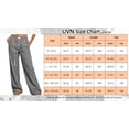 thumbnail image 2 of UVN Pants for Women Gingham Wide Leg Casual Lounge Bottoms Ladies Plaid Trousers with Pocket, 2 of 9