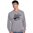 thumbnail image 5 of Popeye Sketch Old School Tattoo Style Long Sleeve TShirt Men Women Brisco Brands S, 5 of 6