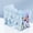 H-kpop blue telescopic bookshelf-05, variant on New Cartoon Anime Kpop Cool Printed Book Creative Stand Telescopic Desktop Storage Folding Bookshelf Book Clip Thickened Student Book
