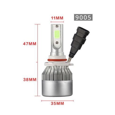 Focos Led Automotriz C6 H1 H4 H7 H8/h9/h11 9005 9006 HB3 HB4 Luz antiniebla LED