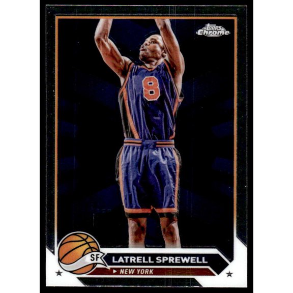 2023-24 TOPPS CHROME #40 LATRELL SPREWELL NEW YORK KNICKS