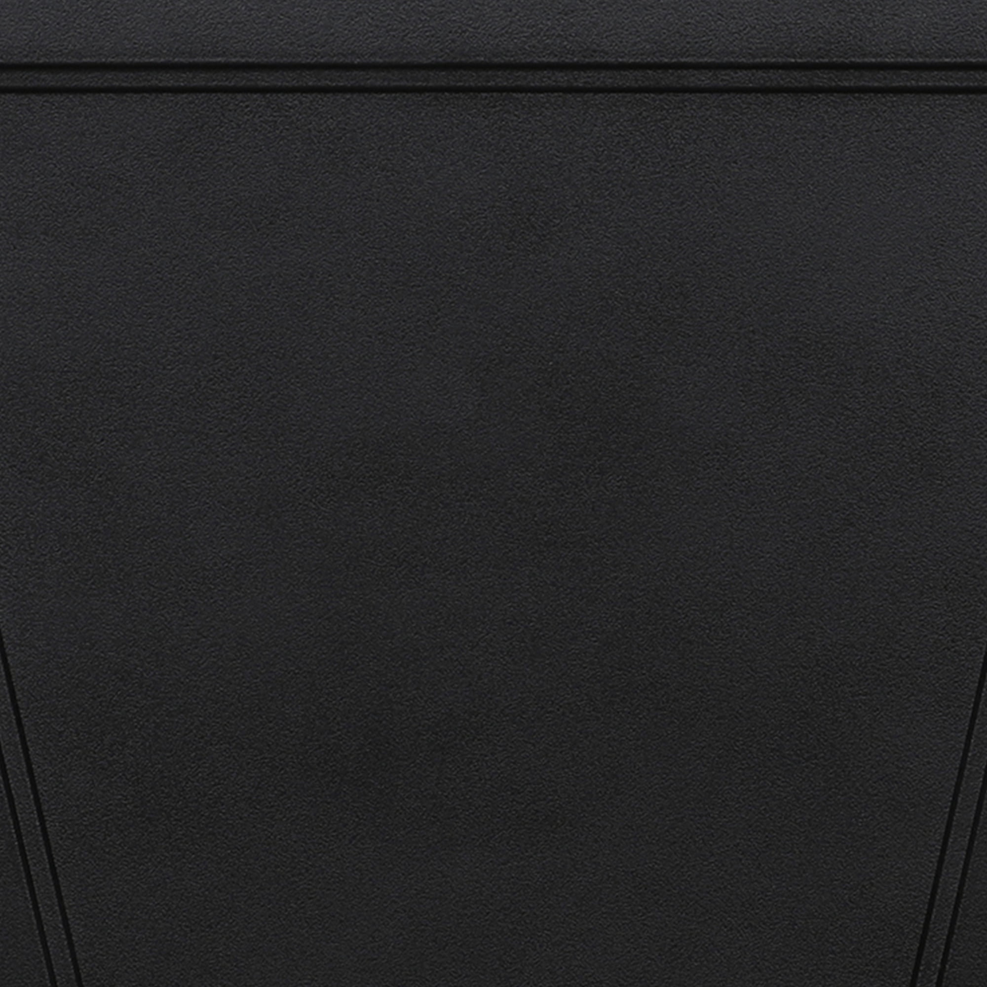 Mainstays Finn 16" x 16" x 16.8" Square Black 100% Recycled Resin Planter