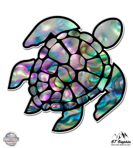 Vinyl Sticker Waterproof Decal GT Graphics Sea Turtle Underwater Coral Reef 