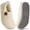 Beige, variant on BERANMEY Soft Memory Foam Slippers for Women and Men, Fuzzy Curly Fur House Slippers with Non-Slip Rubber Sole, Cozy Indoor Closed Back Home Shoes for Family