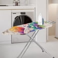 thumbnail image 2 of HELLHERO Colorful Butterfly Design Elastic Edge Iron Board Cover Easy Fit Tabletop Ironing Board Cover for Friends No Padding, 2 of 5