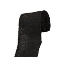 thumbnail image 3 of Monstrate 1 rollo de cintas de yute coloridas útiles decorativas accesorios de ropa prácticos cinta de ropa Natural cómoda Artesanía Negro 6*200cm, 3 of 6