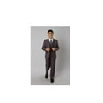 thumbnail image 1 of 2 Button Front Closure Interior Pick Stitching Boys Suits  Dark Lavender - 5, 1 of 1