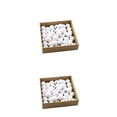 thumbnail image 4 of Ounissouiy 100 Pieces Wood Crafts Bead Handmade Sewing Balls Spacer Kid Supply Decorations Scrapbook 30mm Beading Lightweight Loose Blanco 2piezas, 4 of 6