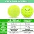 thumbnail image 2 of Pickleballs GoSports GS 40 Q-Foam, paquete de 3 unidades, para interiores o exteriores, 2 of 6