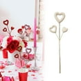 thumbnail image 5 of ChromaMuse 2Pcs Valentines Day Foam Heart Glitter Picks - Valentines Day Glitter Stems, Floral Bouquet Home Supplies Decorations, 5 of 5