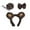 Bear, variant on BELOVING Animal Ears and Tail Set Animal Costume Set for Stage Performance Masquerade Brown Monkey