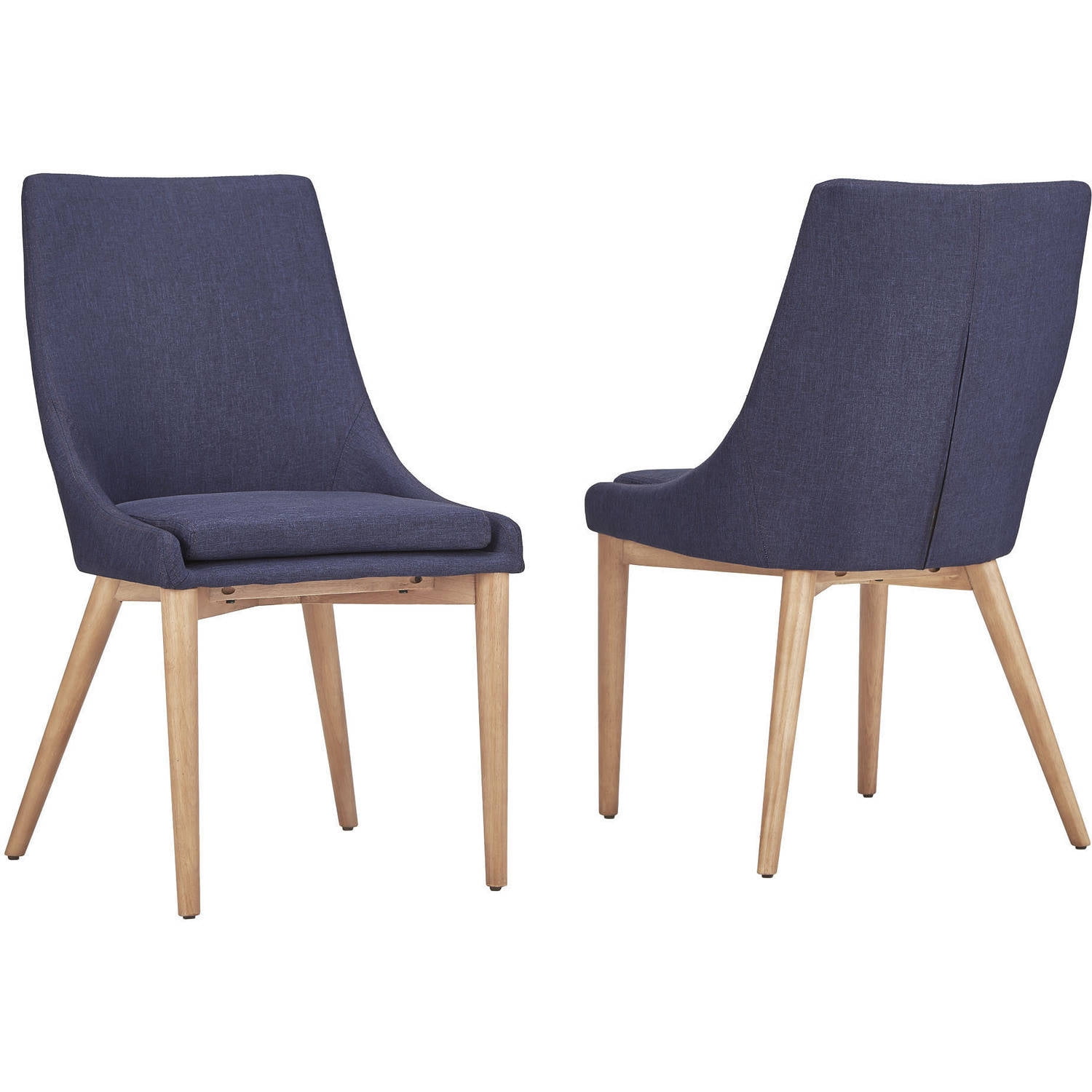 Weston Home Chelsea Lane Dining Chair, Set of 2, Twilight Blue