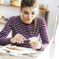 thumbnail image 3 of Tainini Cheese Spreader Knife, 6.5in Condiment Knives for Peanut Sandwich Cream Breakfast Dessert, 3 of 6