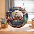 thumbnail image 6 of 250 Anniversary 4th Of July Acrylic Eagle Door Sign, 250 Year American Anniversary Wreath, Patriotic Independence Day Door Hanger, America's 250th Gifts For Family, 6 of 8