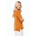 thumbnail image 3 of Yemak Women's Silky Soft Long Sleeve Boat Neck Soft Knit Sweater Top MK8140-GRY-M-BD, 3 of 4