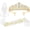 Gold, variant on 3 Pcs Bachelorette Party Decorations Bridal Shower Crown, Bride to Be Sash&Veil for Women Bachelorette Party Gifts, Bachelorette Party Supplies, Gifts, Favors (Gold)