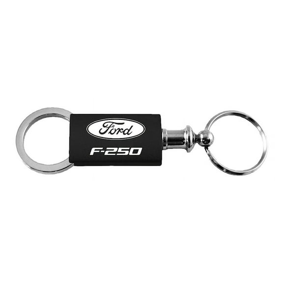 Ford F-250 Anodized Aluminum Valet Key Fob (Black)