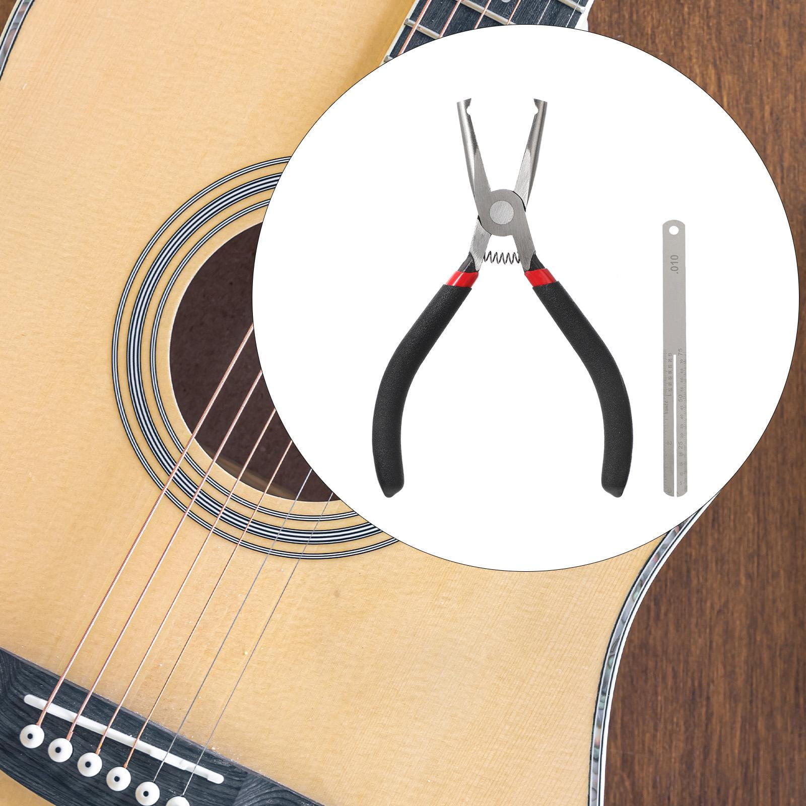 Fret Removal Pliers Guitar Fret Nipper End Cutting Plier Carbon Steel 6 Inch for Bass and Electric Guitar Repair