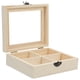 thumbnail image 5 of Organizador de bolsitas de té de madera con tapa abatible y cuatro compartimentos: caja de almacenamiento natural para bolsitas de café e infusiones en casa, 5 of 8