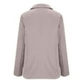 thumbnail image 4 of Xingpeng Lightweight Nylon Blazer for Women Fall Long Sleeve Casual Open Front Cardigan Style Work Jacket 2026 Khaki XL, 4 of 6