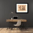 thumbnail image 4 of George Catlin 24x19 Black Modern Framed Museum Art Print Titled - Ball Players, 4 of 5