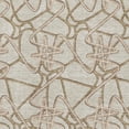 thumbnail image 3 of HomeRoots 675278 5 x 8 ft. Beige, Ivory & Brown Geometric Transitional Washable Machine Made Rectangle Area Rug with UV Protection, 3 of 9