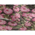 thumbnail image 3 of Ambesonne Cats and Flowers Quilted Bedspread Set 3 Pcs, Kitten and Bloom, Queen, Pastel Pink Peacock Green, 3 of 4