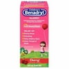 Children's Benadryl Antihistamine Allergy Cherry Alcohol-Free 8 oz, 4-Pack