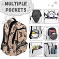 thumbnail image 6 of Pzuqiu Brown Duck Camo Teen Girls Backpack 17 Inch Kids Backpacks Portable School Bookbags with Adjustable Shoulder Strap Soft Travel Ruckpack Lightweight Laptop Daypack, 6 of 7