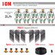 thumbnail image 1 of Garden Black 4-way 2/4/8L/H Micro Drip Irrigation Emitter Watering Systems Kit 3/5mm Arrow Dripper for Potted Greenhouse He Qiyong unisex, 1 of 2
