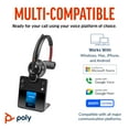 thumbnail image 5 of Poly Savi 8410 Office Monaural Microsoft Teams Certified DECT 1920-1930 MHz Headset, 5 of 5