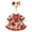 #18-Red-Daily, variant on 23 Inch Porch Goose Outfits with Dress,Hat and Scarf,Plaid Heart Gooses Clothing for Lawn,Patio Yard, Winter and Christmas Decor