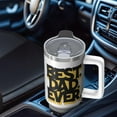 thumbnail image 4 of Dad Gift Tumbler 40oz Stainless Steel Insulated Cup with Lid & Straw, Best Dad Ever Design, Father's Day Birthday Christmas Anniversary Present for Daddy Grandpa, 4 of 5
