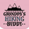 thumbnail image 4 of Inktastic Grandpa Hiking Buddy Hiker Boys Baby Bib, 4 of 4