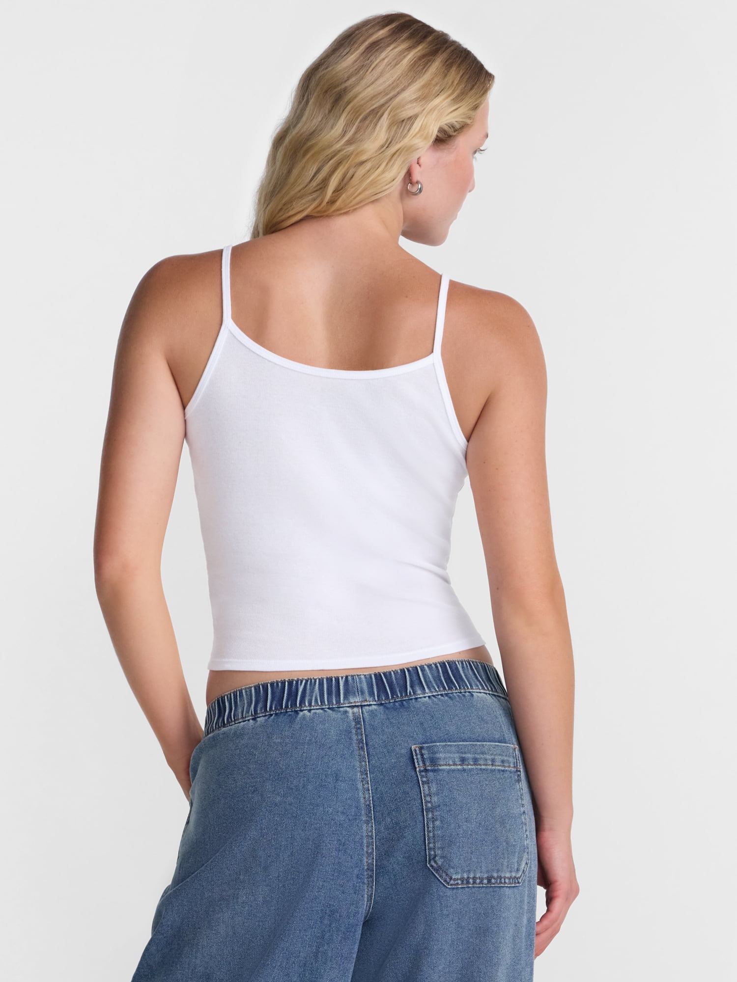 No Boundaries Scoop Neck Cami Top, Women's XXS-XXL