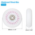 thumbnail image 2 of Uxcell Roues de Patin en Ligne Lumineuses 90A PU 80mm LED Clignotantes Roues en Ligne Roses 4 Pcs, 2 of 7