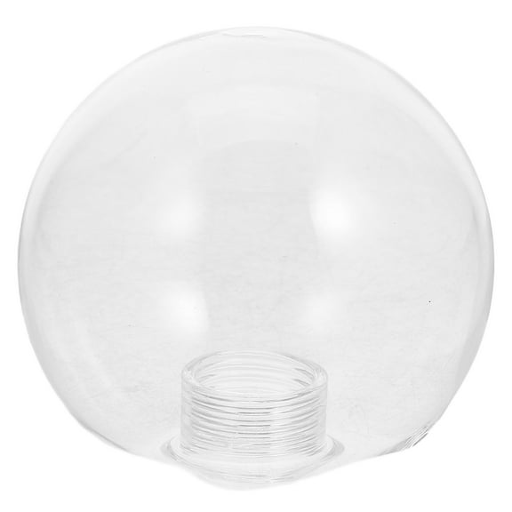 2 Pcs Chandelier Glass Shade Lampshade Light Cover Round Transparent