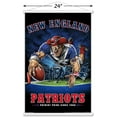 thumbnail image 3 of NFL New England Patriots - End Zone 17 Wall Poster with Magnetic Frame, 22.375" x 34", 3 of 3