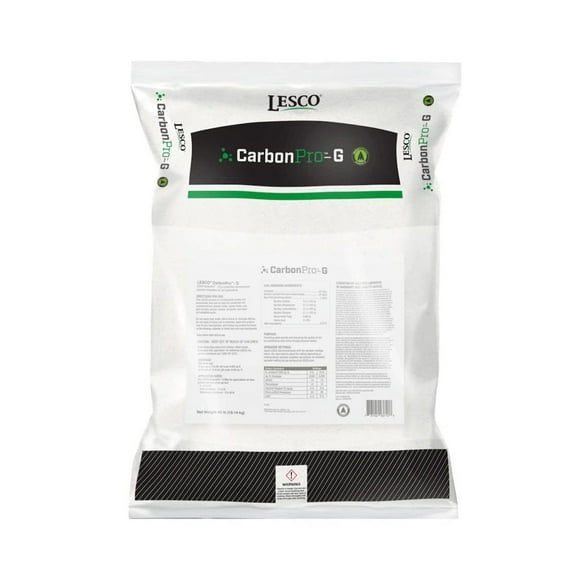 Lesco Carbon Pro G Soil Lawn Soil Nutrient Enhancer 40 lb Bag Covers 4,000 to 8,000 sq. Ft. - Increases CEC Level - 50X More Effective Than Humics