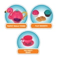 thumbnail image 3 of Kid Connection Flamingo Pretend Play Tea Set, 17 Pieces, 3 of 7