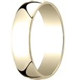 thumbnail image 1 of Mens 14K Yellow Gold, 6.0mm Low Dome Light Wedding Band (sz 11), 1 of 3
