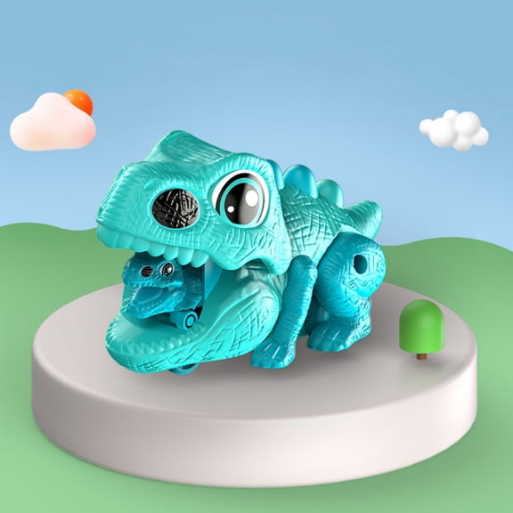KYAIGUO Kids Dinosaurs Car Toys Baby Inertia Car Toys Toddler Educational Dinosaurs Catapult Car Toy for 3 Years Old