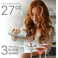 thumbnail image 3 of Insulated Cocktail Shaker Set | Double Wall Stainless Steel | Martini Shaker for Home Bar Bartending | Built-in Drink Measurement System & Strainer, Travel Bag, 35 Recipes | Gift Set, 3 of 9