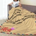 thumbnail image 3 of Dark Gray Throw Blanket 40x60 inch, Custom Funny Personalized Warm Flannel Blankets with Photos Text for Birthday Valentine Mother's Day Father's Day Customized Blanket Gift for Adult Child Blankets, 3 of 5