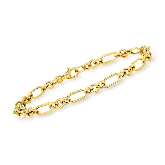 Ross-Simons Italian 14kt Yellow Gold Cable-Link Bracelet, Women's, Adult